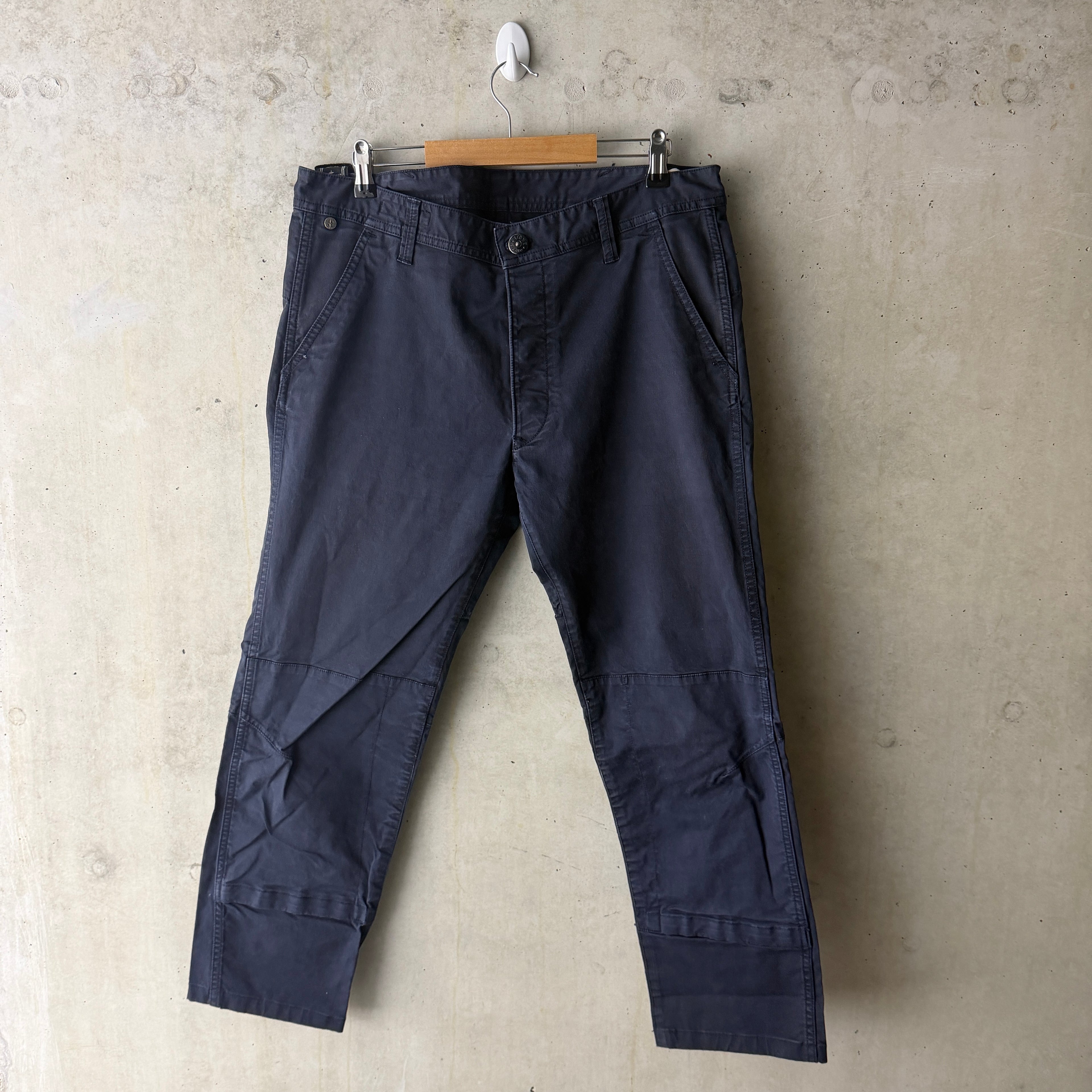 Stone Island Cotton Cargo Trousers - Badge on Back - L (50)
