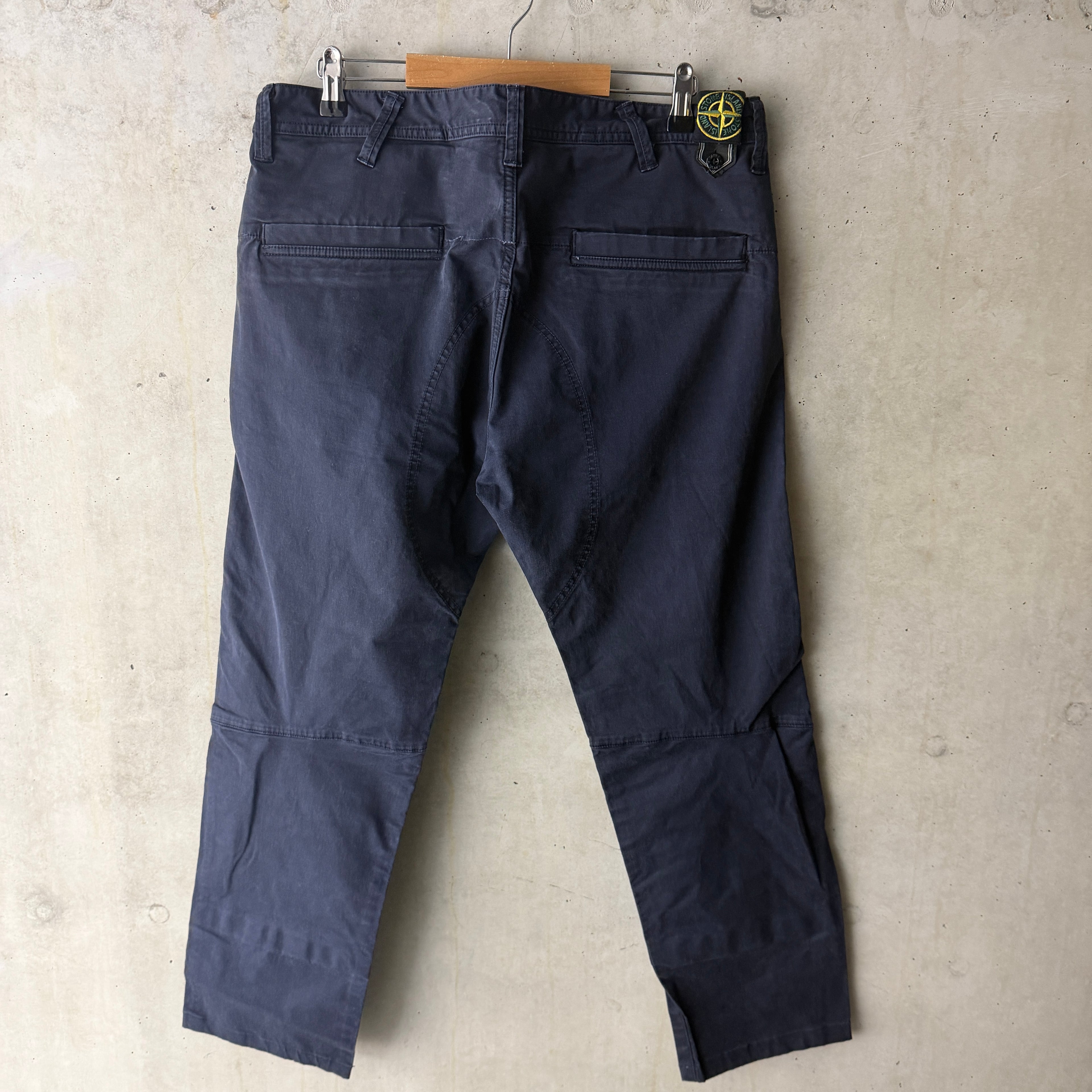 Stone Island Cotton Cargo Trousers - Badge on Back - L (50)