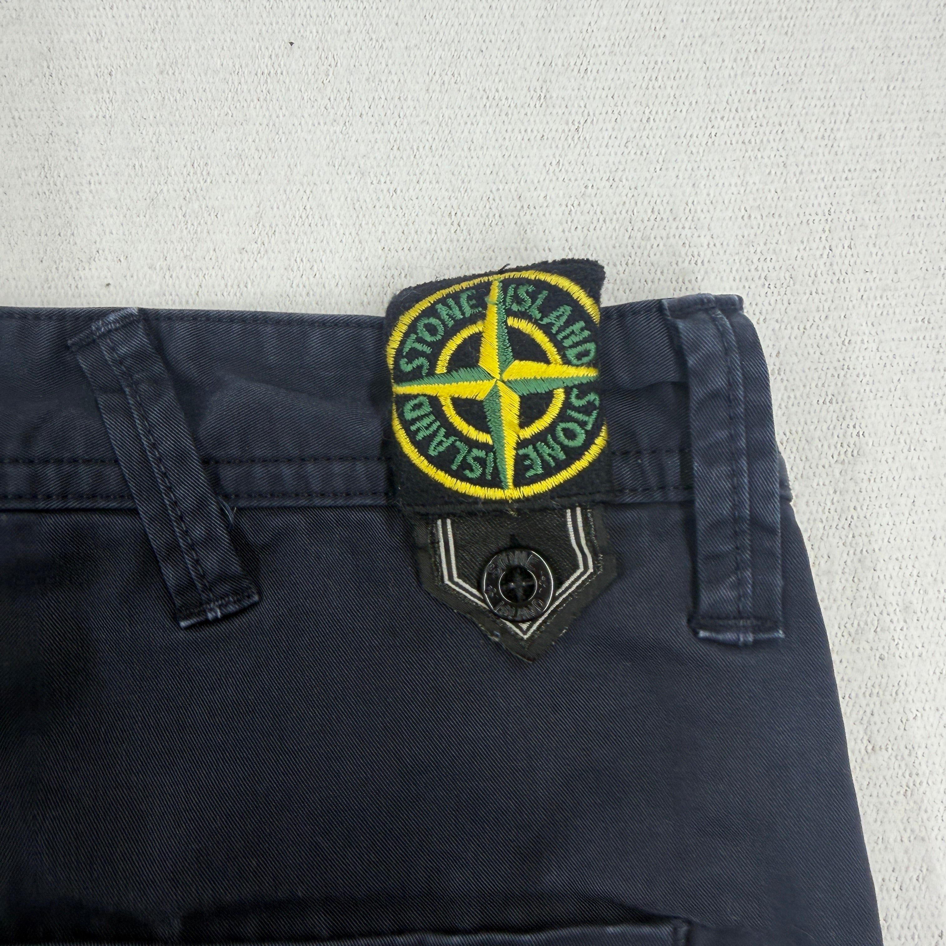 Stone Island Cotton Cargo Trousers - Badge on Back - L (50)