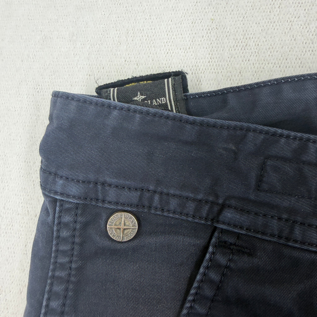 Stone Island Cotton Cargo Trousers - Badge on Back - L (50)