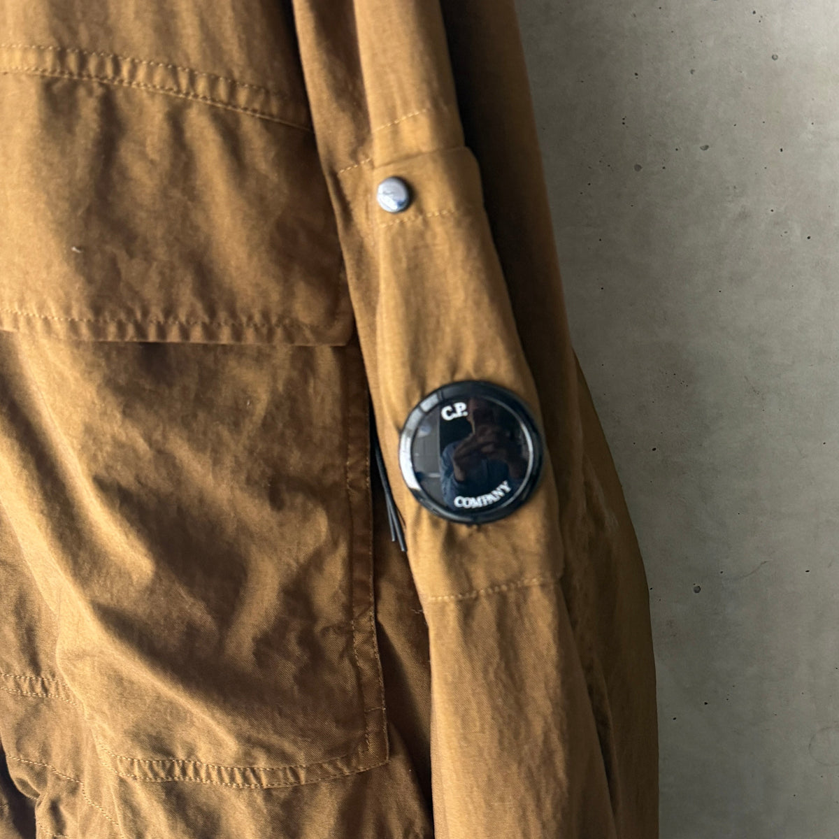 C.P. Company Taylon-P Hooded Overshirt — badge
