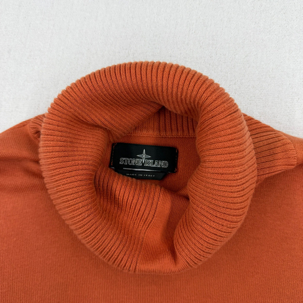 Stone Island Shadow Project AW19 Cotton Roll Neck Knit — detail