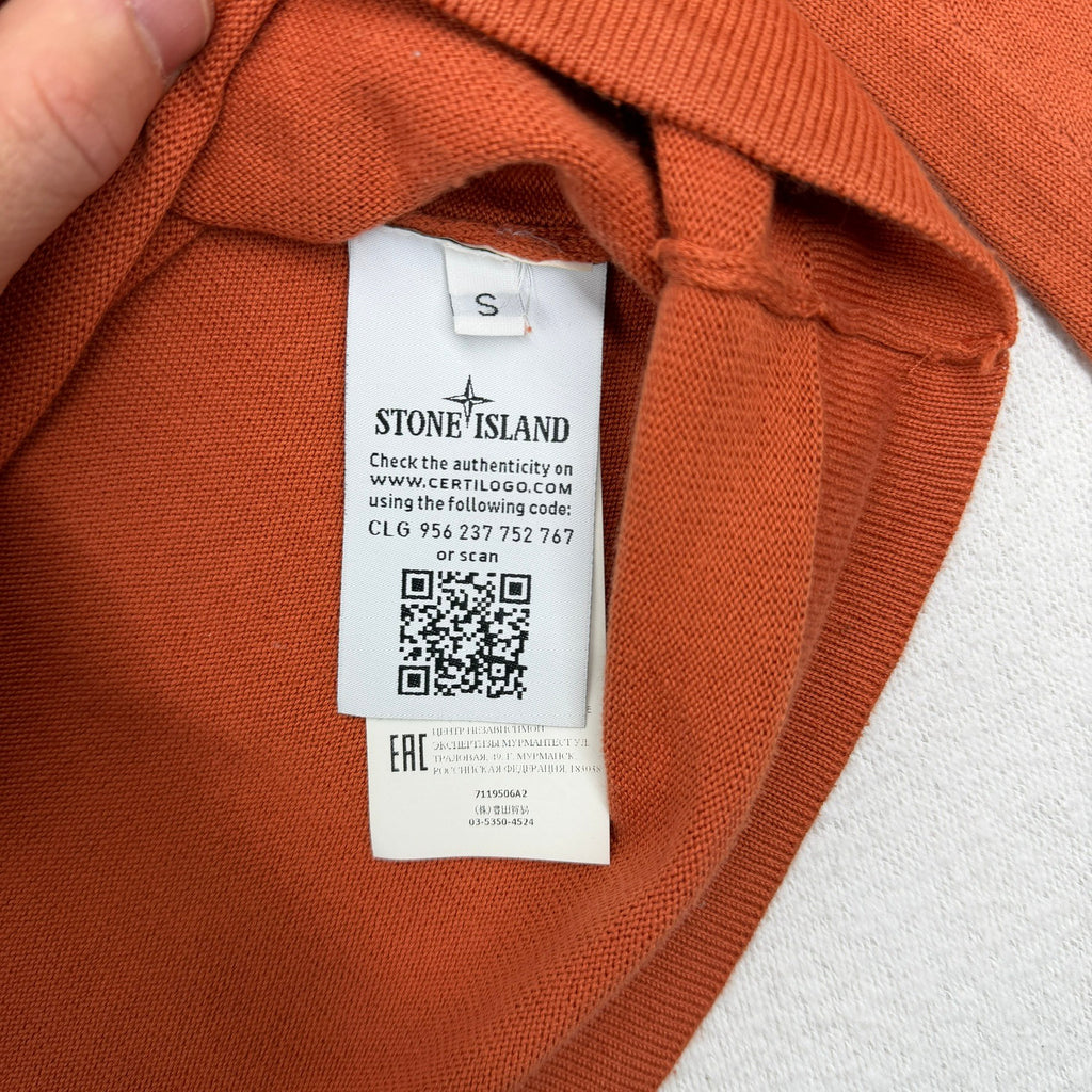 Stone Island Shadow Project AW19 Cotton Roll Neck Knit — detail