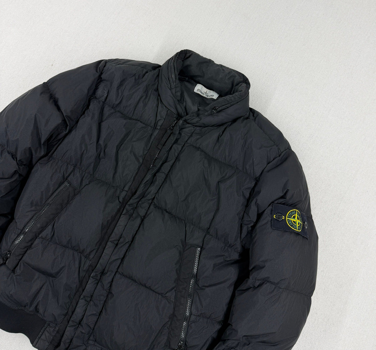 Stone Island AW17 Garment Dyed Crinkle Reps NY  Jacket — detail