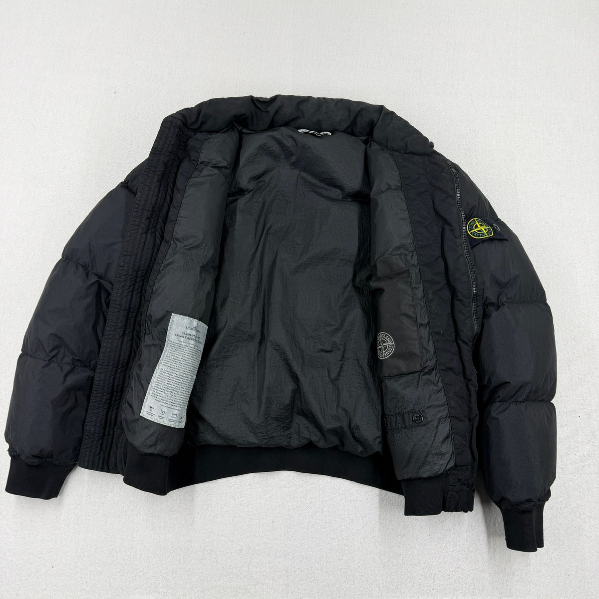 Stone Island AW17 Garment Dyed Crinkle Reps NY  Jacket — detail