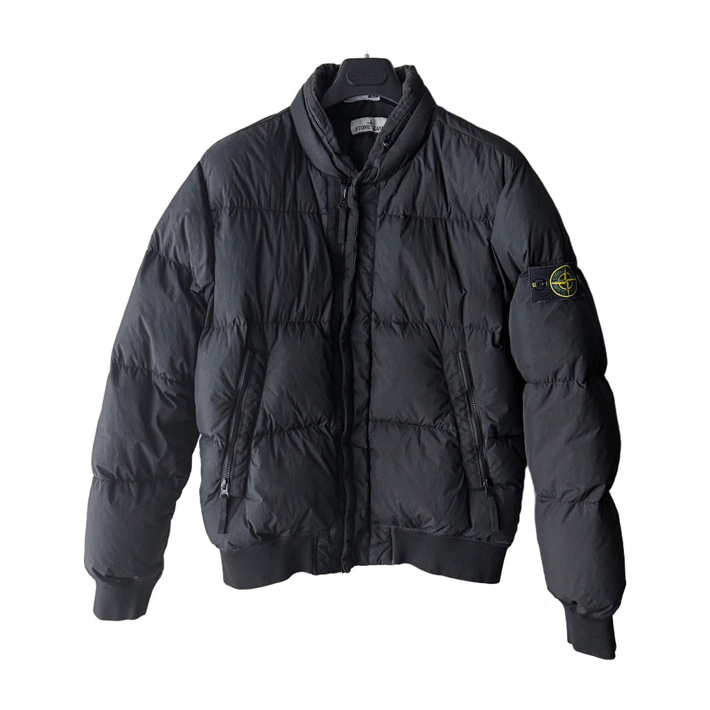 Stone Island Garment Dyed Crinkle Reps NY Down — front