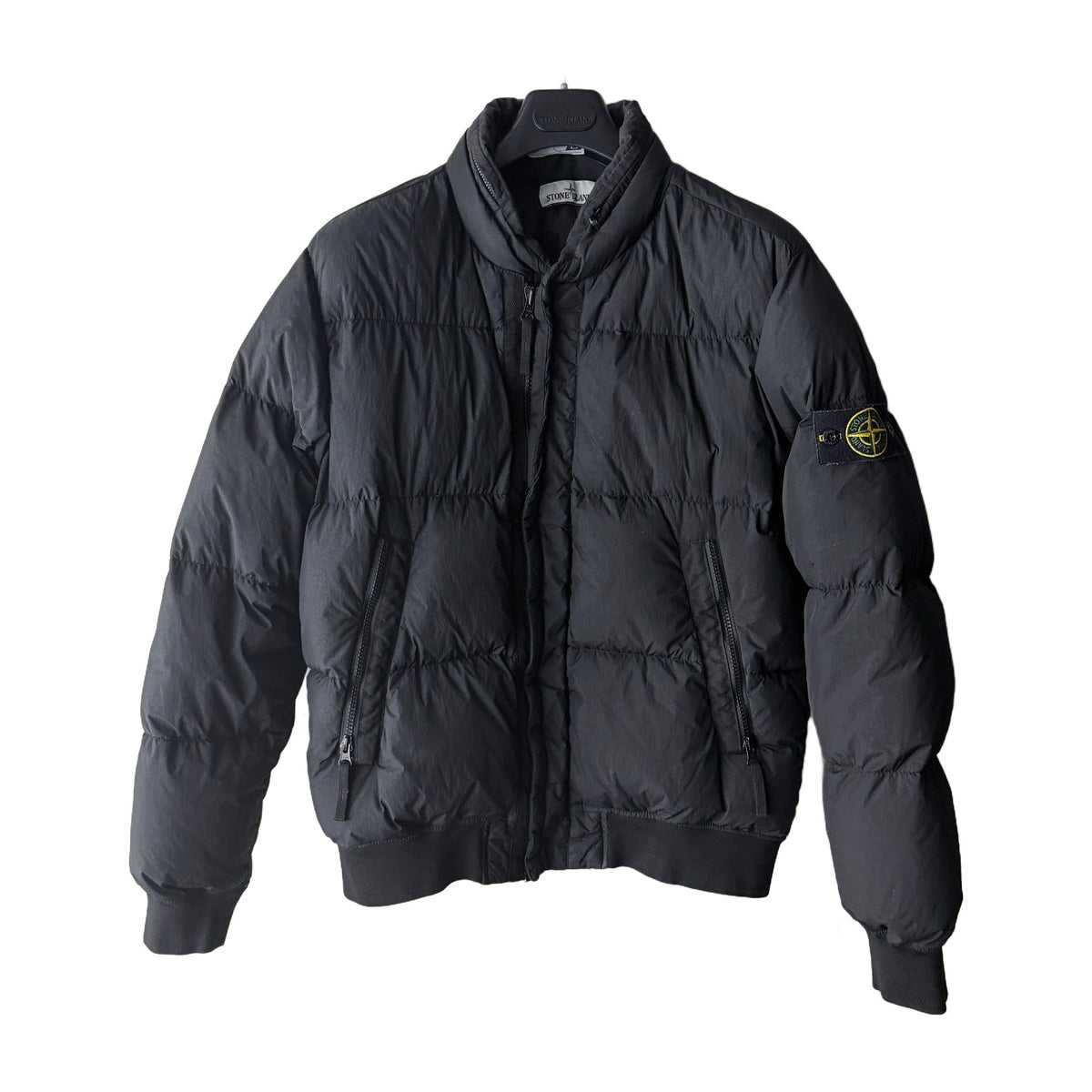 Stone Island Garment Dyed Crinkle Reps NY Down — front