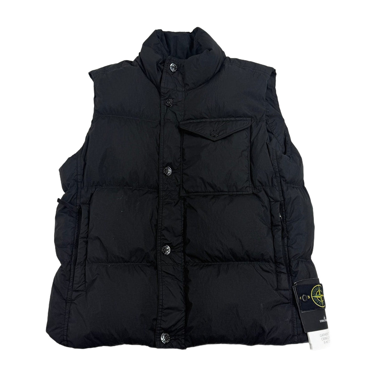Stone Island Crinkle Reps R-NY Down Vest — front