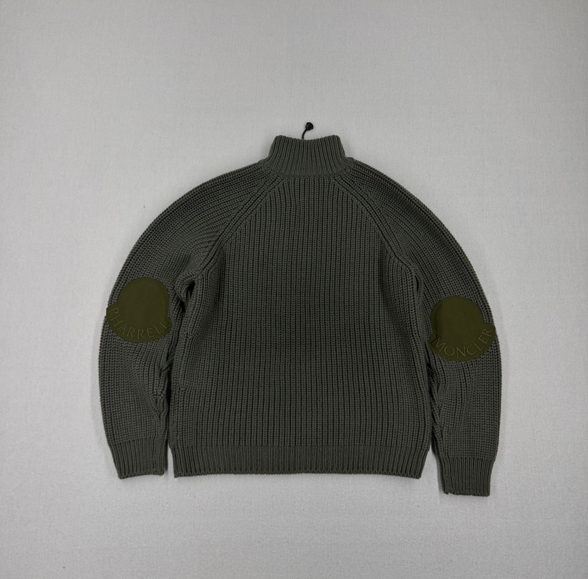 Moncler X Pharrel Williams "Ciclista Tricot" Half Zip Knit AW23 — back