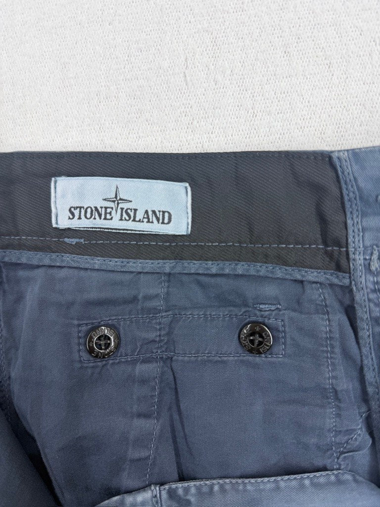 Stone Island SS22 Type SK Washed Cargo Pants — detail