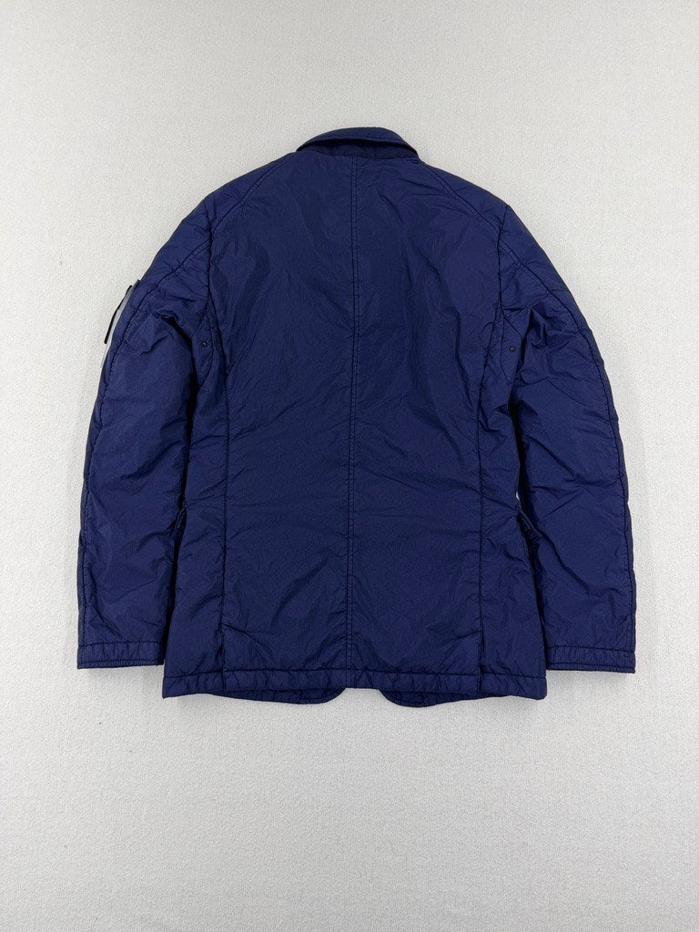 Stone Island Garment Dyed Crinkle Reps NY Padded Blazer Jacket — back