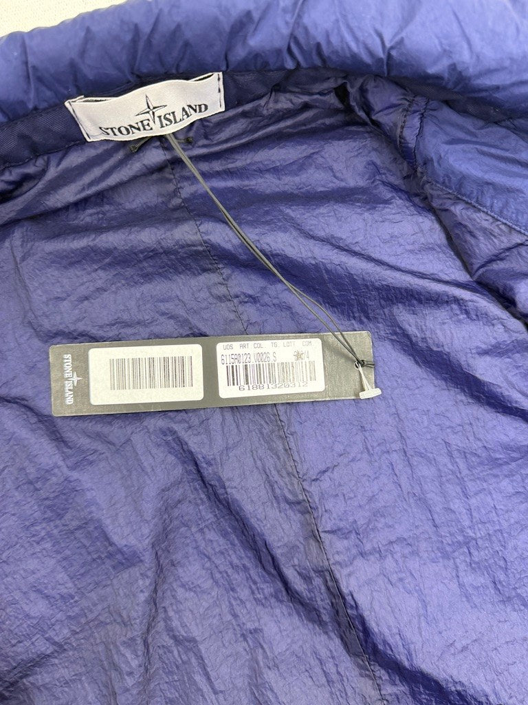 Stone Island Garment Dyed Crinkle Reps NY Padded Blazer Jacket — detail