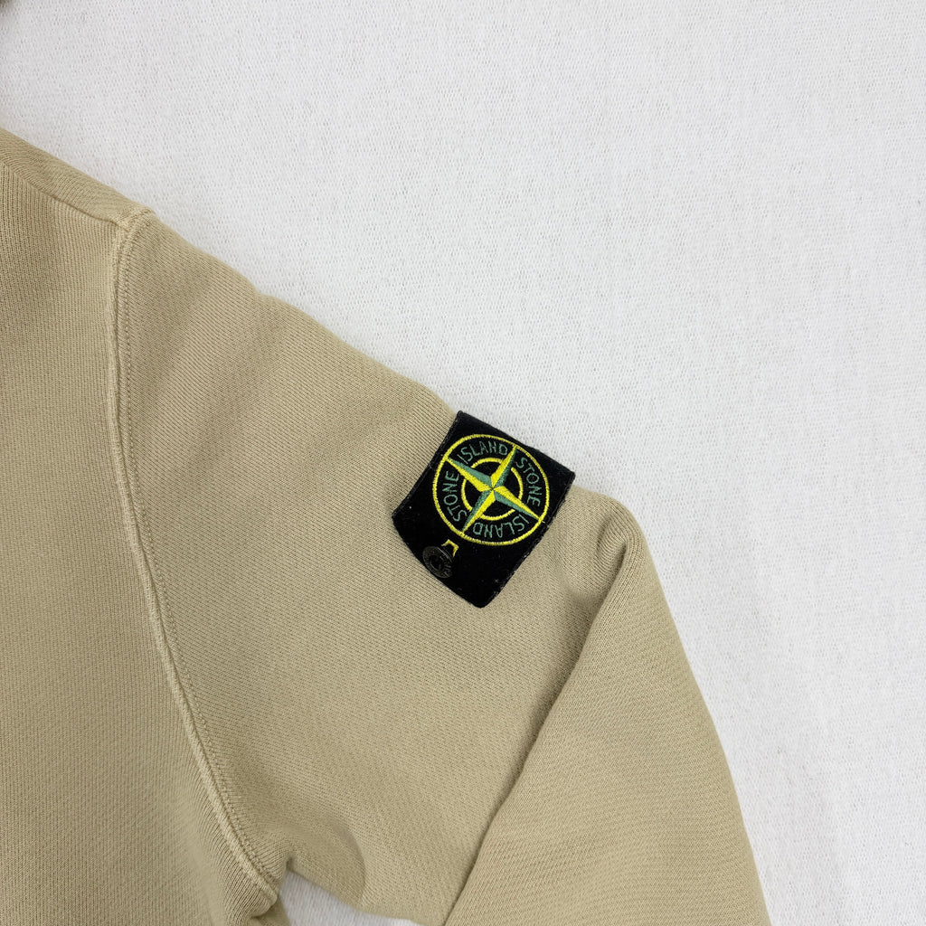 Stone Island AW24 Diagonal Fleece Old Effect Hoodie — badge