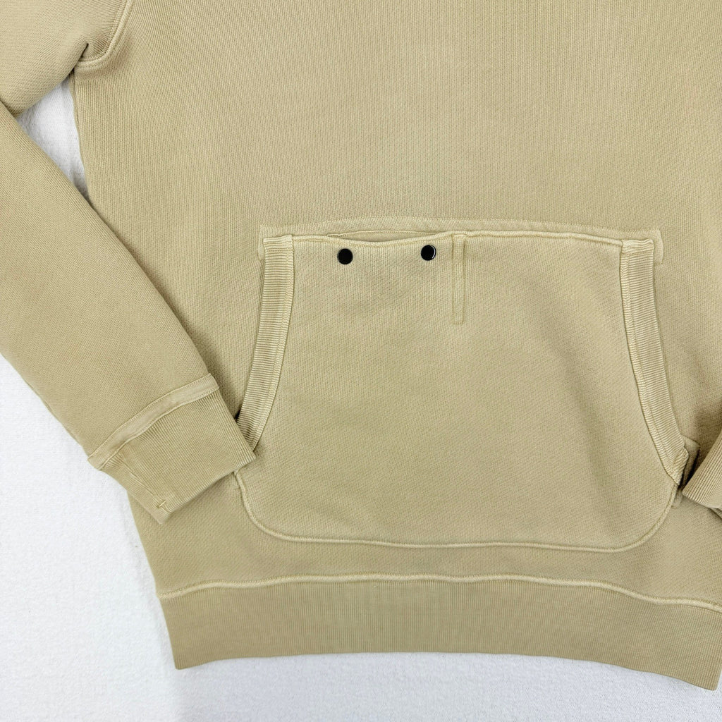 Stone Island AW24 Diagonal Fleece Old Effect Hoodie — detail