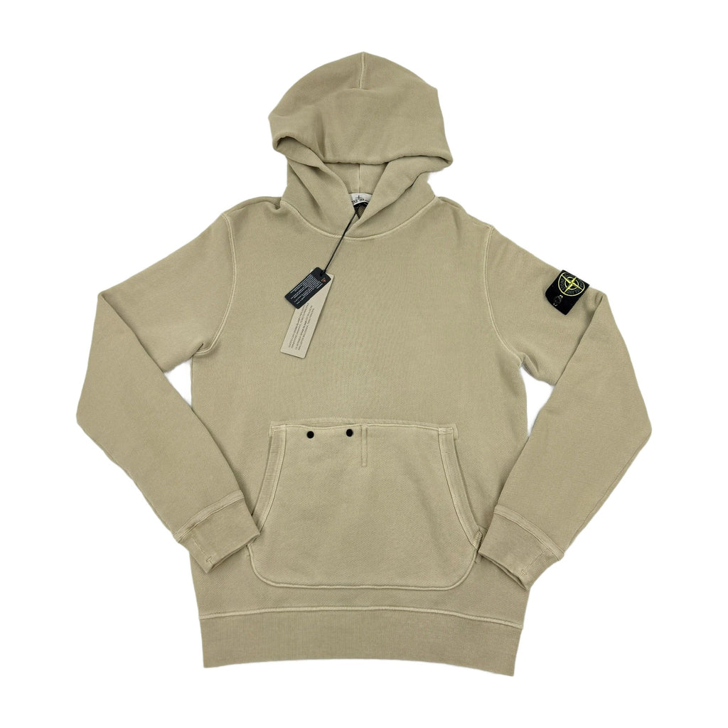Stone Island AW24 Diagonal Fleece Old Effect Hoodie — front