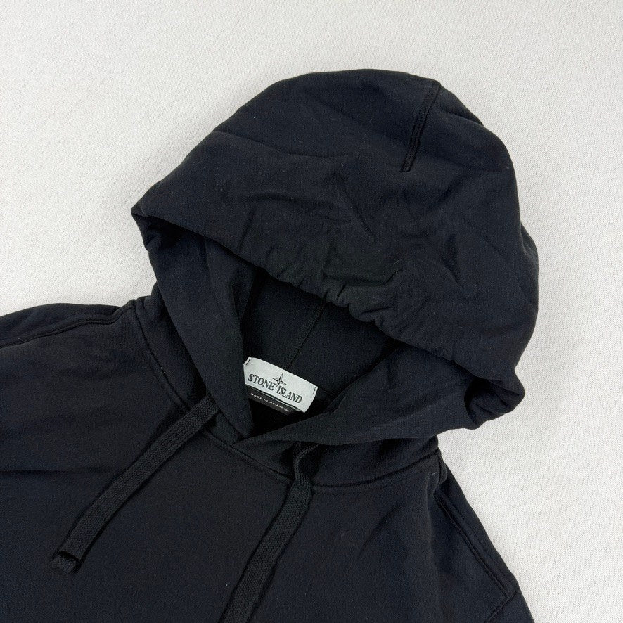 Stone Island Hoodie Sotf Cotton Fleece — detail