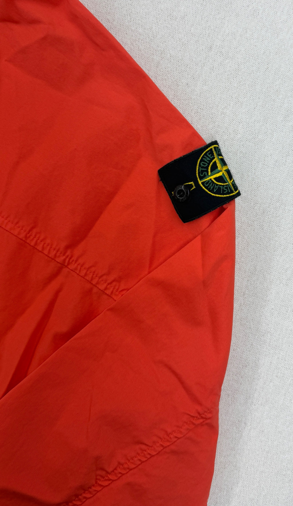 Stone Island SS22 Supima Cotton Twill Anorak Jacket — badge