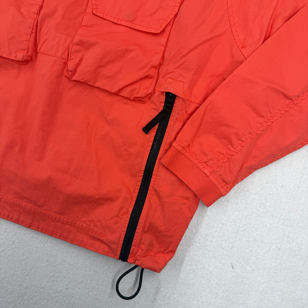 Stone Island SS22 Supima Cotton Twill Anorak Jacket — detail