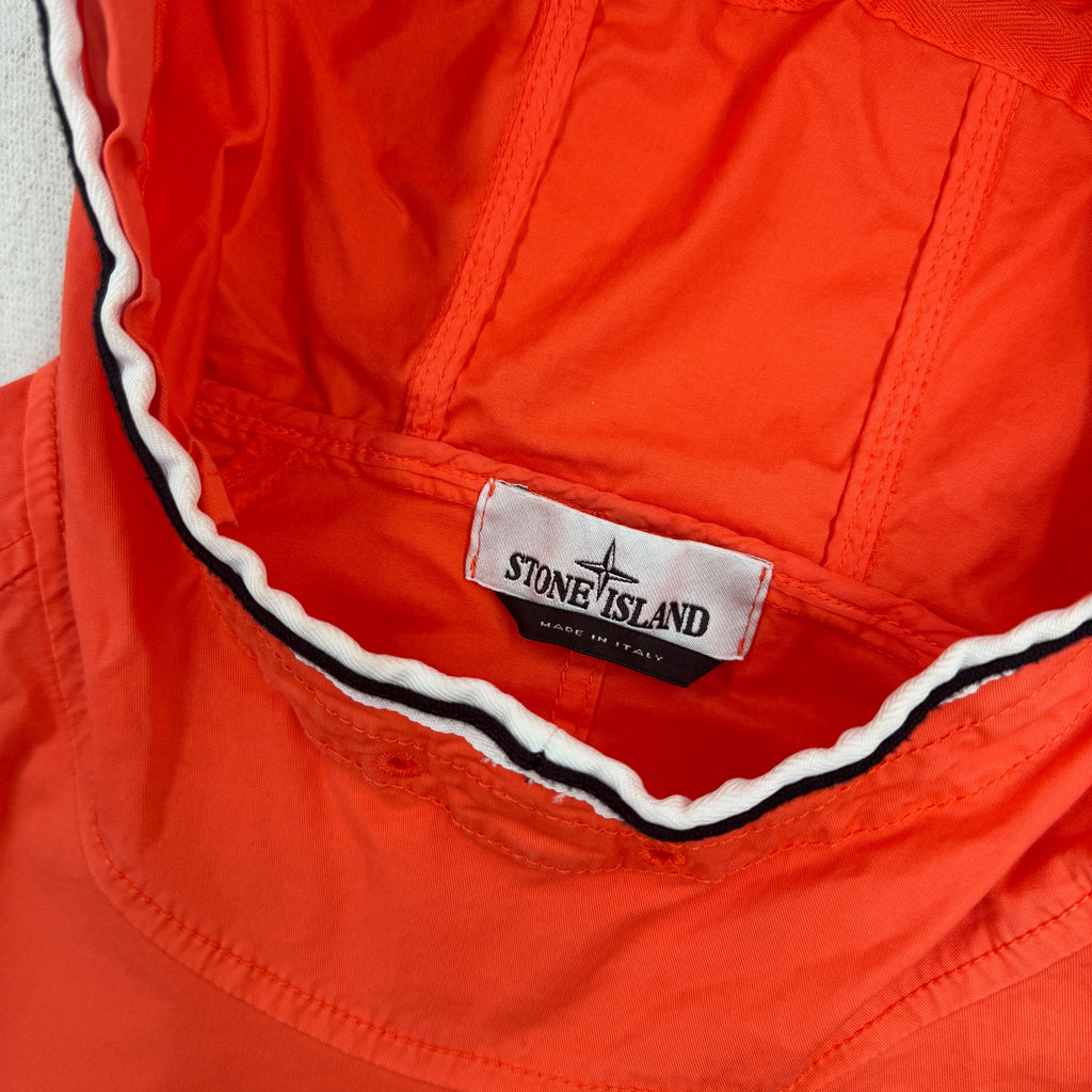 Stone Island SS22 Supima Cotton Twill Anorak Jacket — detail