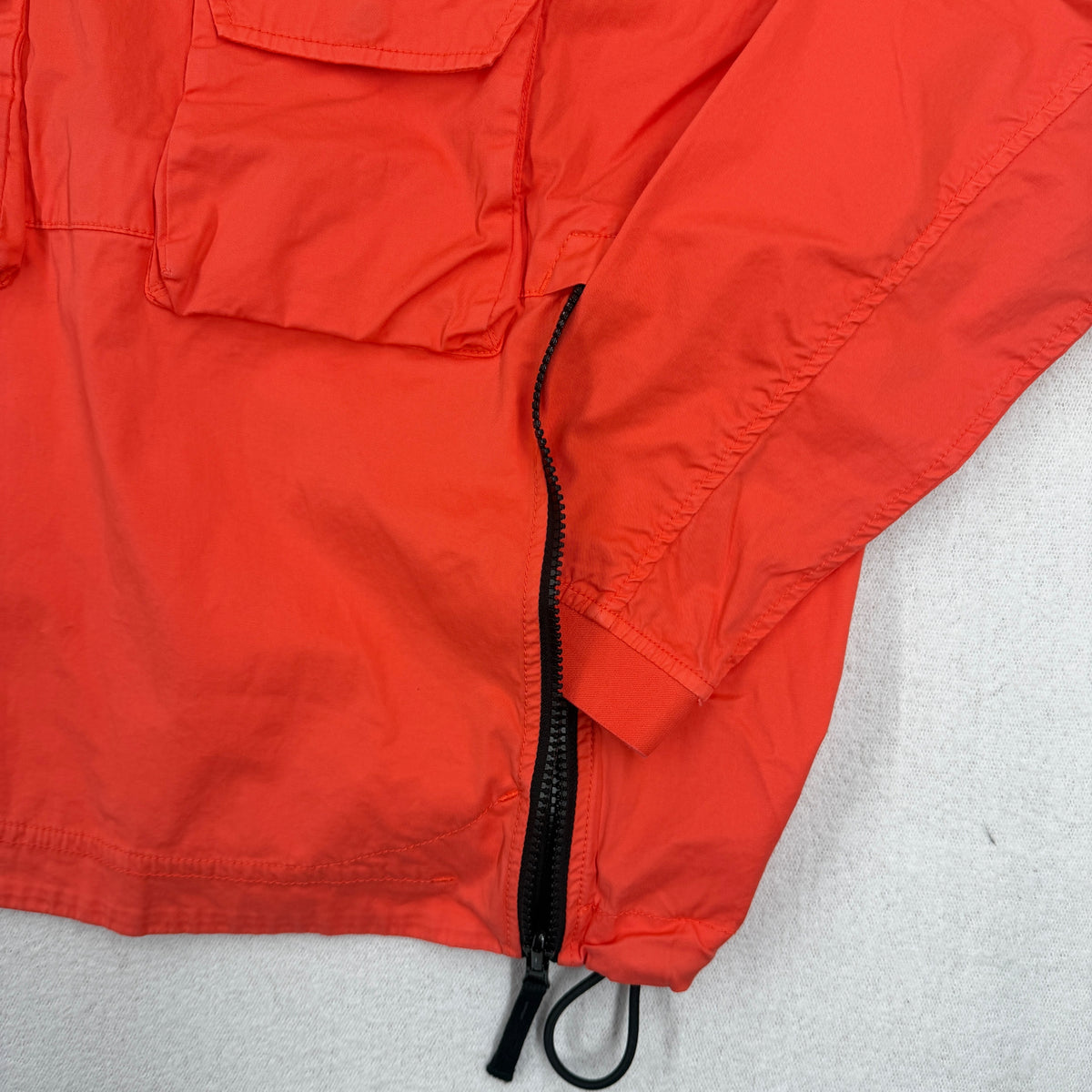 Stone Island SS22 Supima Cotton Twill Anorak Jacket — detail