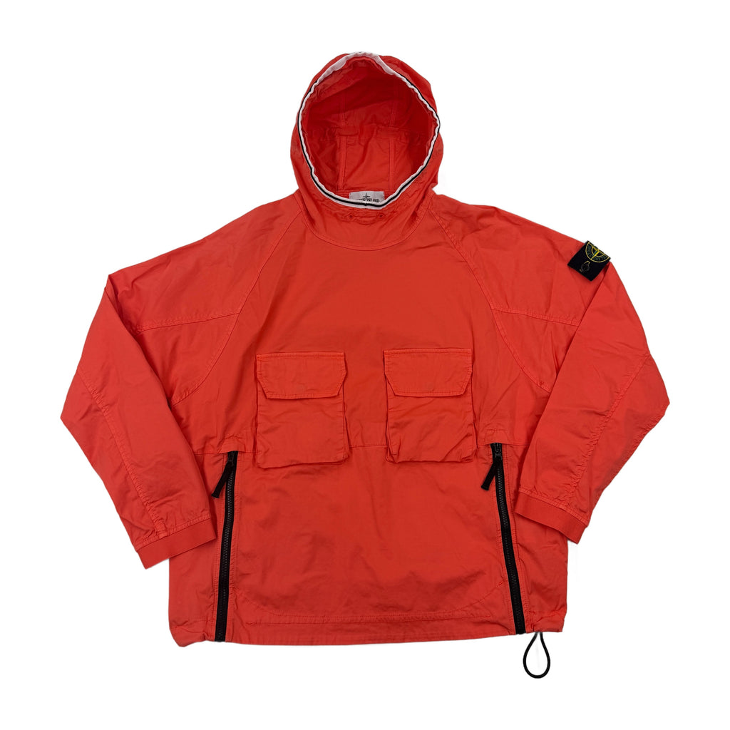 Stone Island SS22 Supima Cotton Twill Anorak Jacket — front