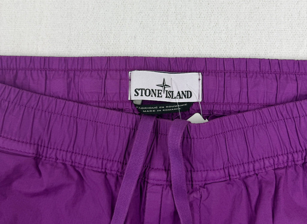 Stone Island Regular Tapered Stretch Cotton Tela Paracadute — detail