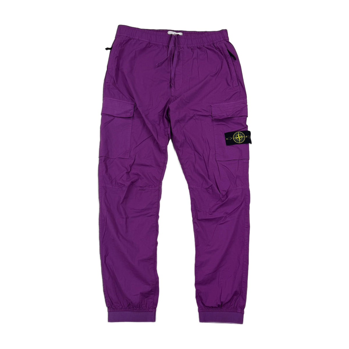 Stone Island Regular Tapered Stretch Cotton Tela Paracadute — front