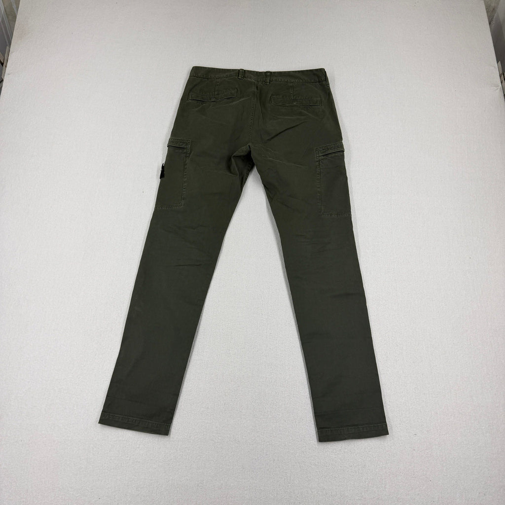 Stone Island AW20 Stretch Cotton Skinny Fit Cargo Pants — back