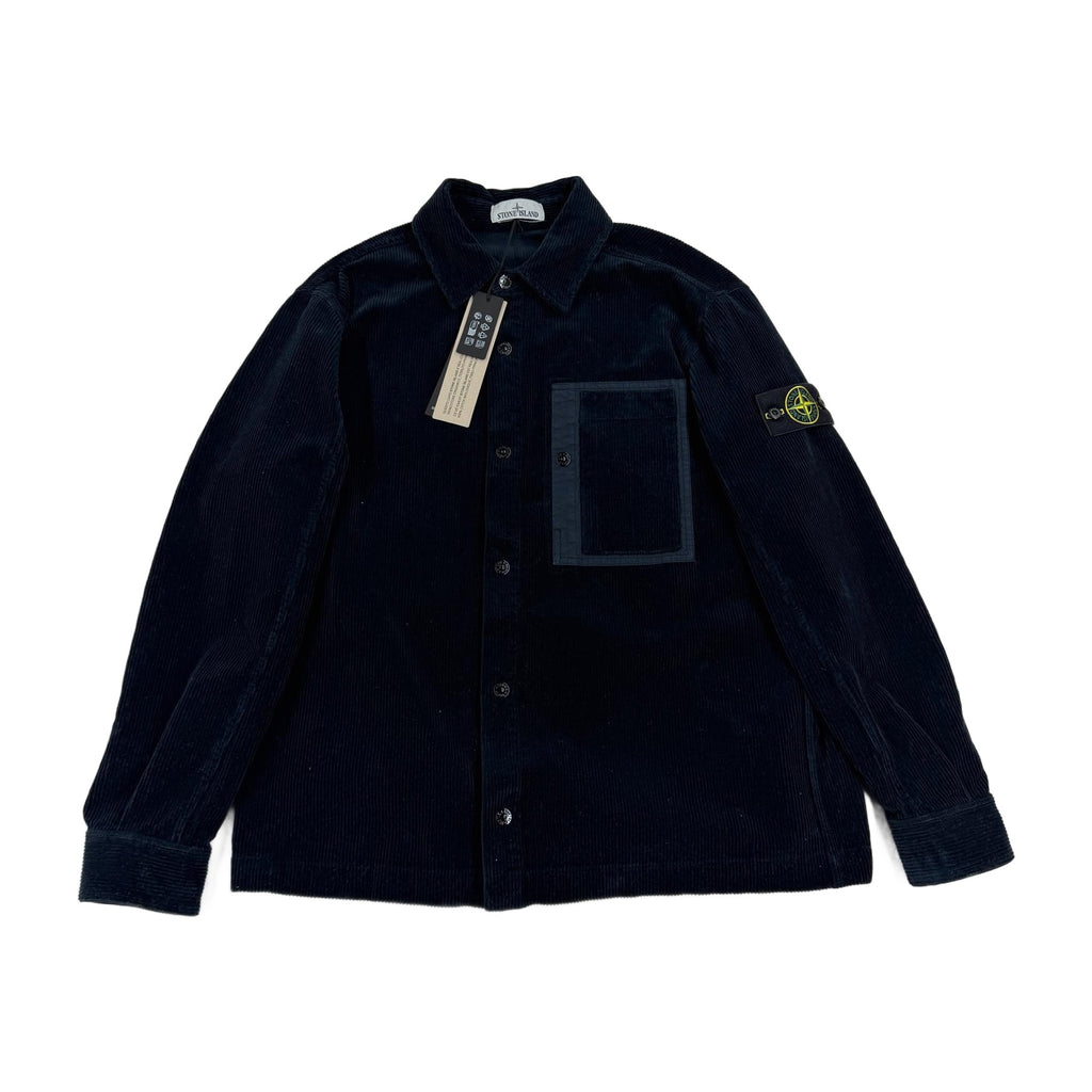 Stone Island Cotton AW26 Corduroy Overshirt — front