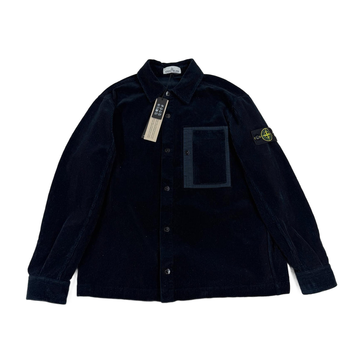 Stone Island Cotton AW26 Corduroy Overshirt — front