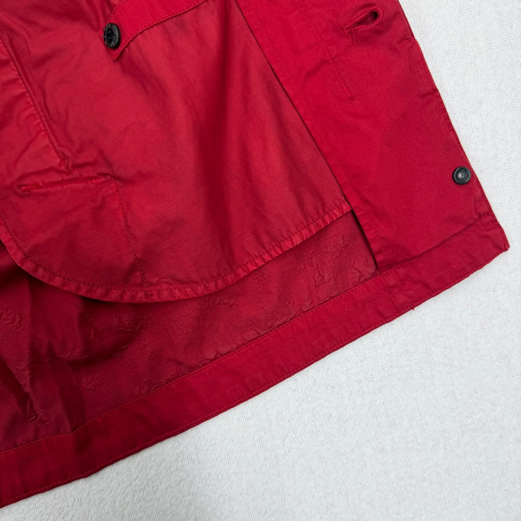 Stone Island Stone Island Hooded trench coat in Bio Raso with Bio-Alloy™ Light Cover-TC — detail
