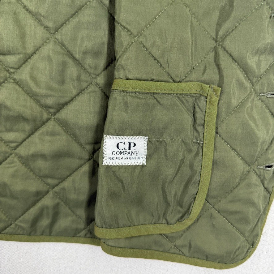 C.P. Company Ideas From Massimo Osti 80's Vintage Qilted Gilet — detail
