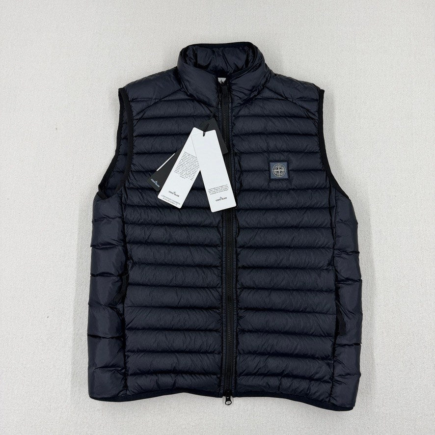 Stone Island Loom Woven Chambers R-Nylon Down-TC Vest — detail