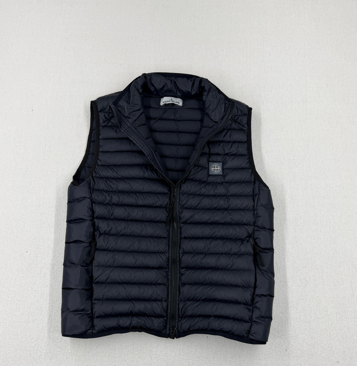 Stone Island Loom Woven Chambers R-Nylon Down-TC Vest — detail