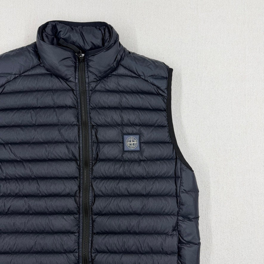 Stone Island Loom Woven Chambers R-Nylon Down-TC Vest — detail