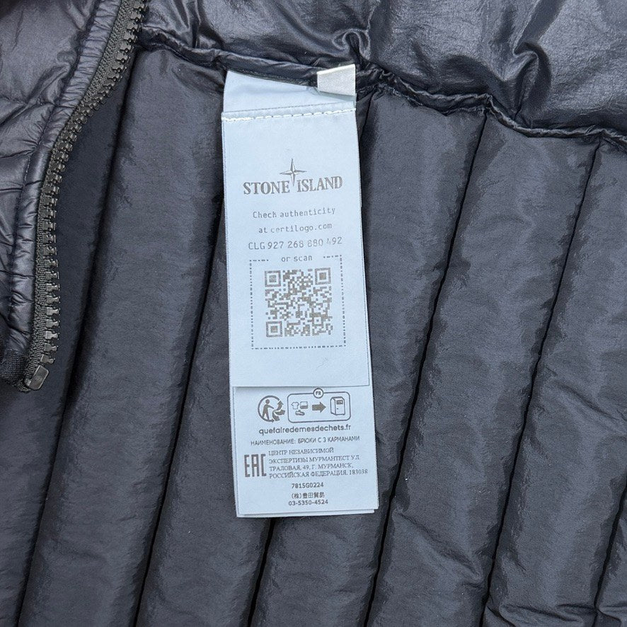Stone Island Loom Woven Chambers R-Nylon Down-TC Vest — detail