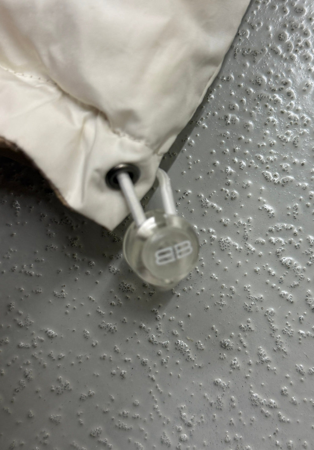 Balenciaga Vintage Sports Reversible Down Vest — detail