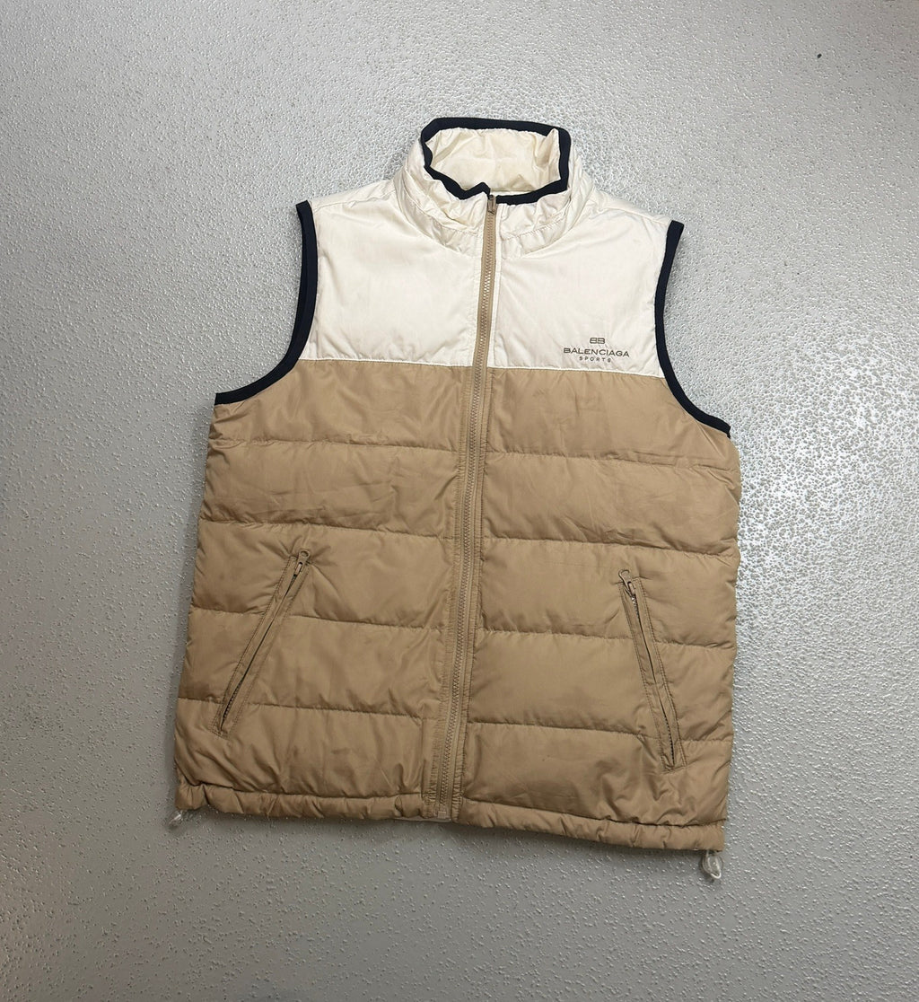 Balenciaga Vintage Sports Reversible Down Vest — front