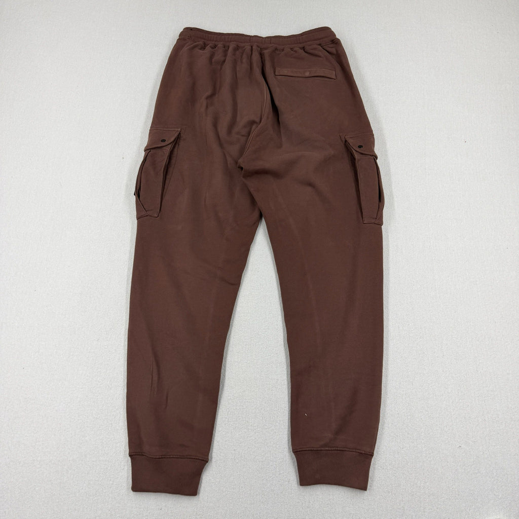 Stone Island AW21 Cotton Fleece Cargo Sweatpants — detail