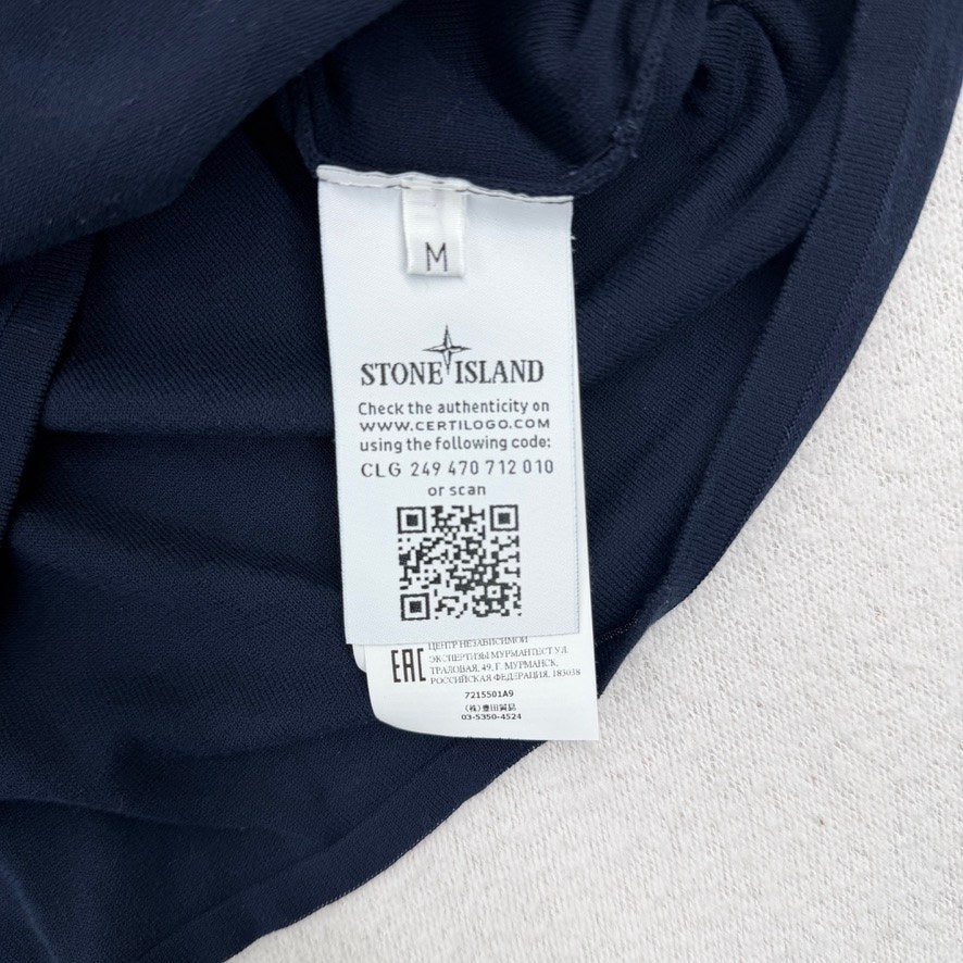 Stone Island SS20 Stellina Cotton Knit Longsleeve — detail