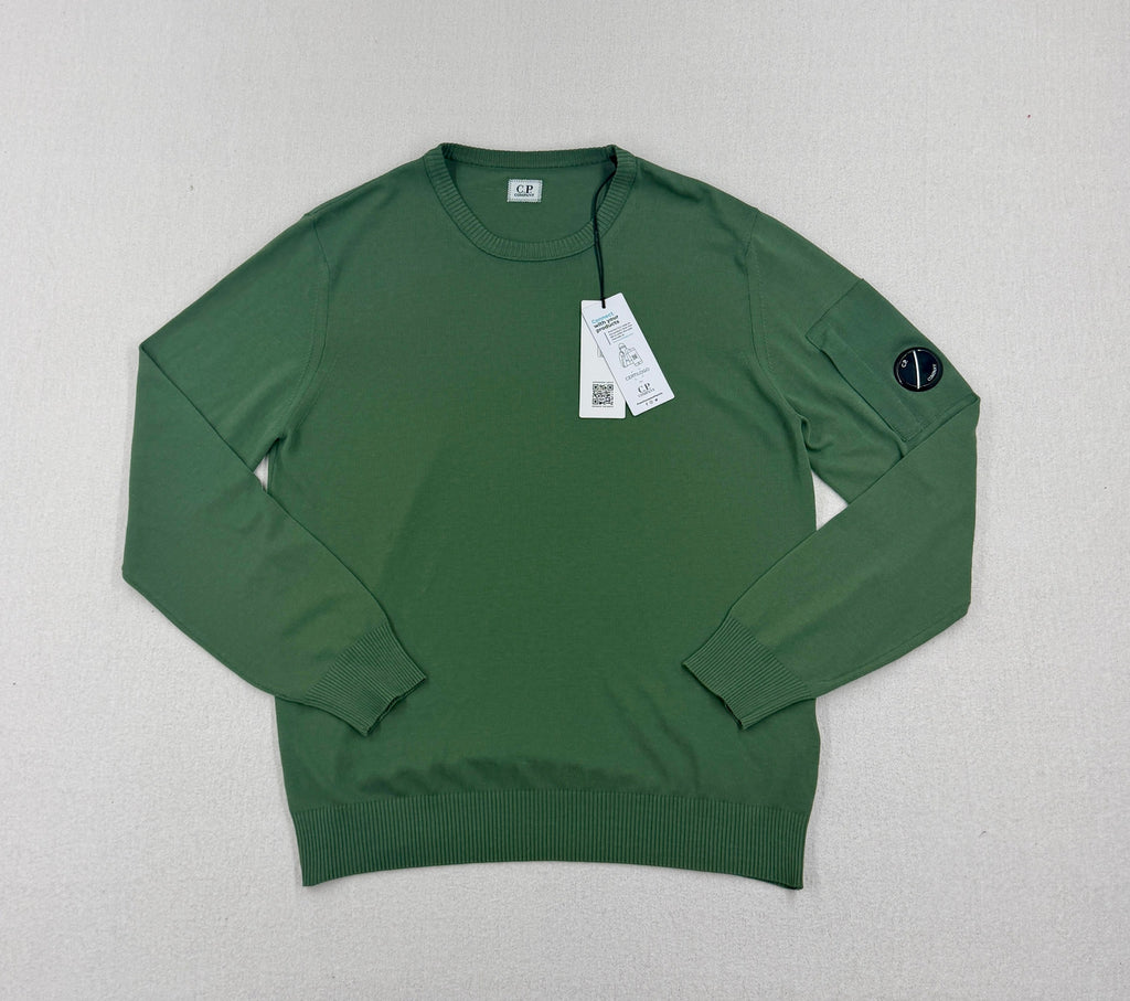 C.P. Company Cotton Crepe Crewneck Knit — front