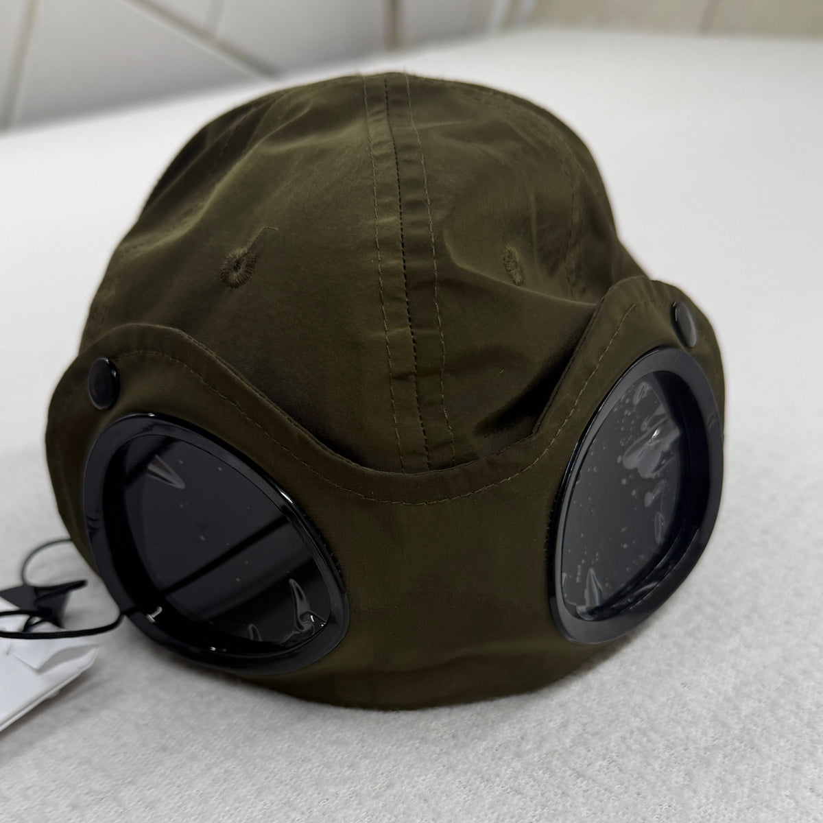 C.P. Company Chrome-R Goggle Cap — detail