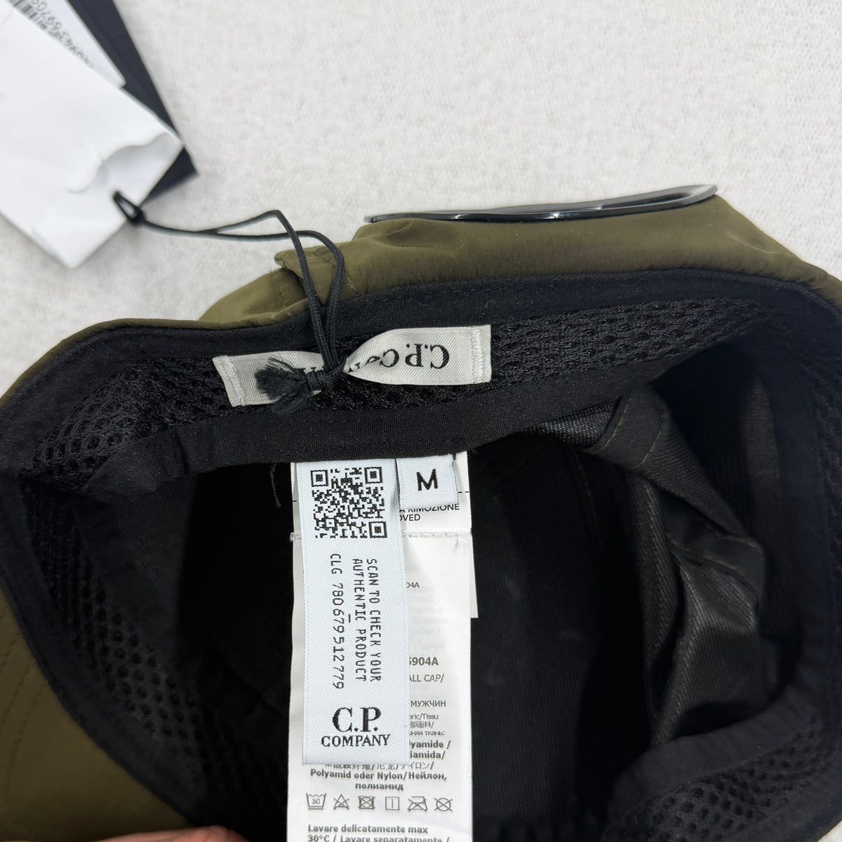 C.P. Company Chrome-R Goggle Cap — detail