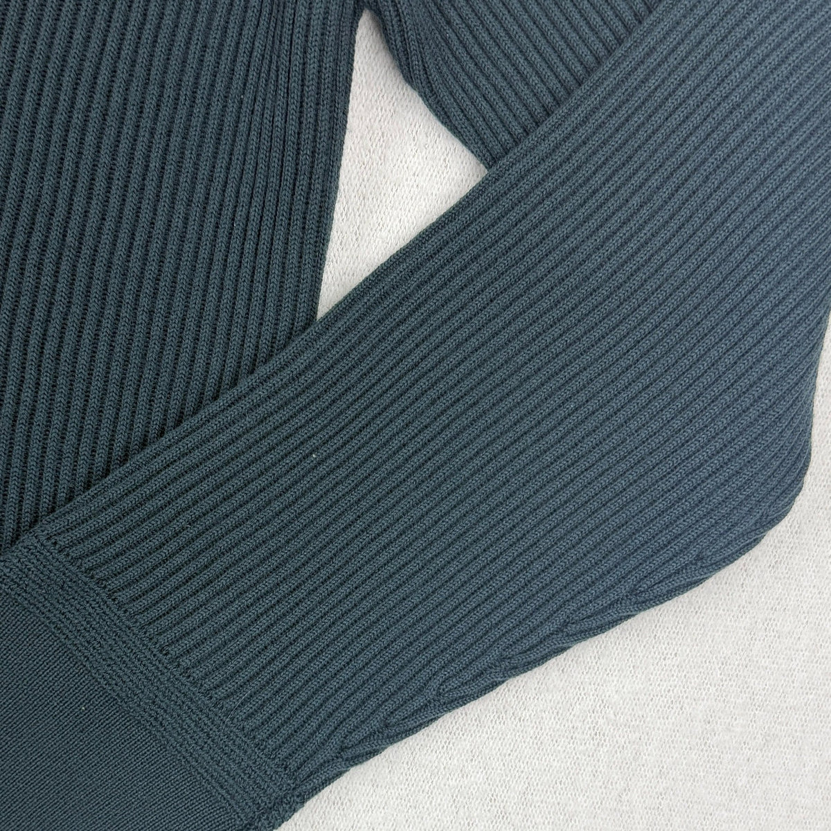 Stone Island AW22 Full Rib Wool Turtleneck Knit — detail