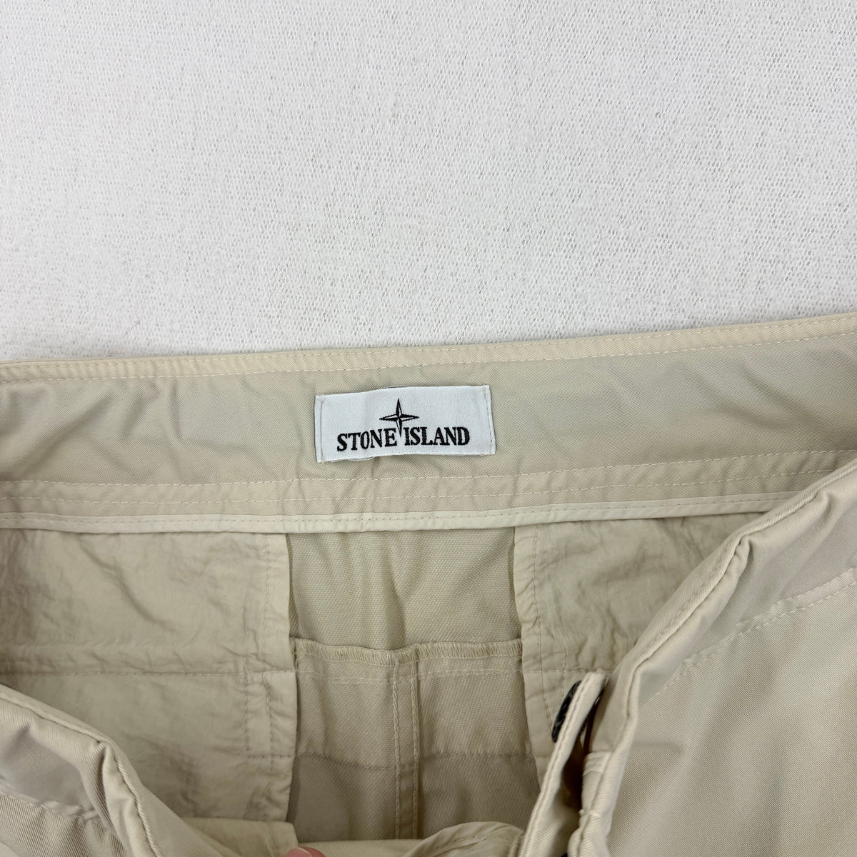 Stone Island Stellina Technical Soft Shell Trousers — detail