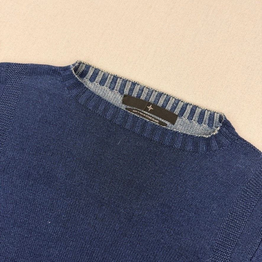 Stone Island SS03 Cotton Knit Crewneck — detail