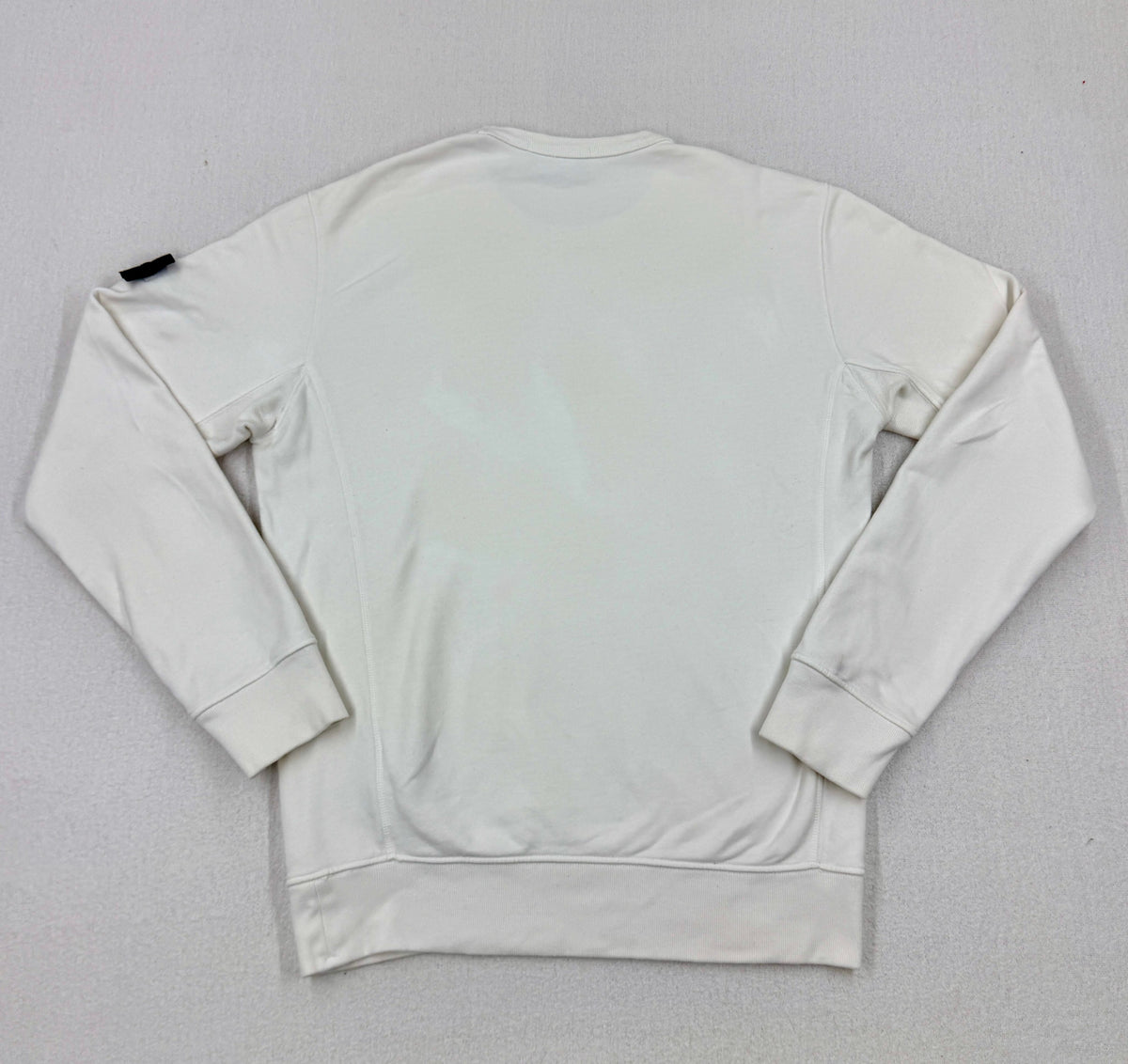 Stone Island AW19 Brushed Cotton Fleece Crewneck Sweatshirt — detail