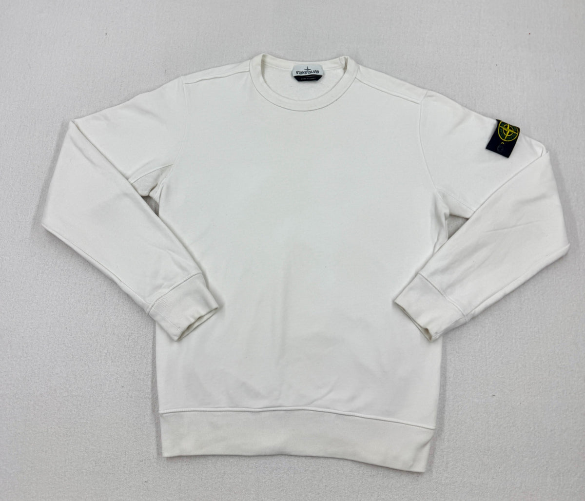 Stone Island AW19 Brushed Cotton Fleece Crewneck Sweatshirt — front