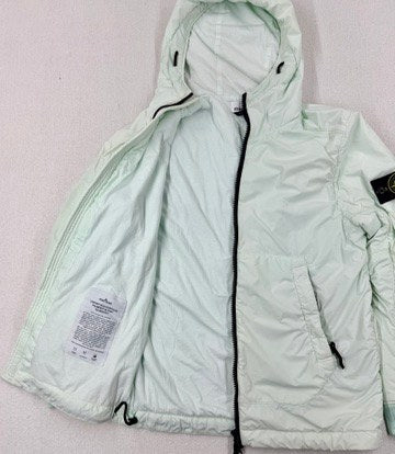 Stone Island AW21 Comfort Tech Composite Polartec Alpha Hooded Jacket — detail