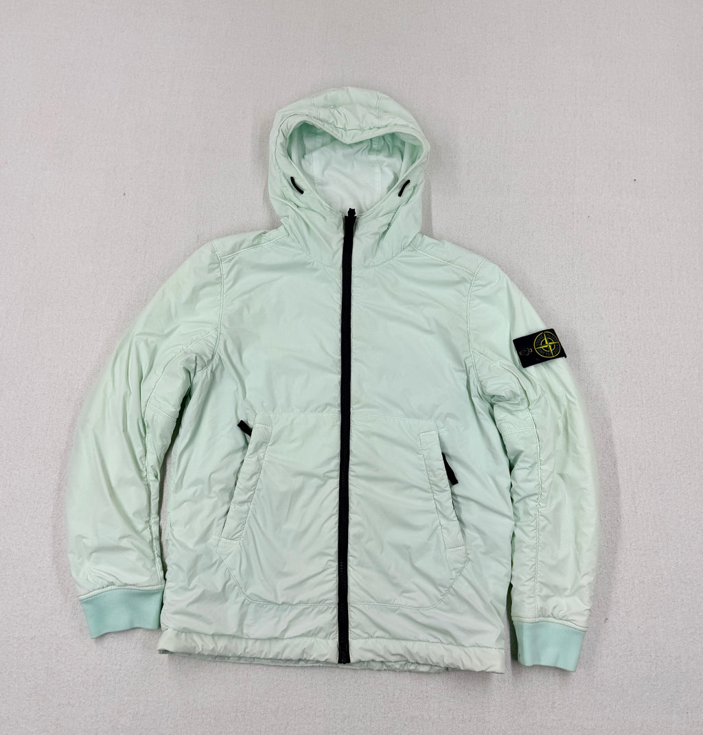 Stone Island AW21 Comfort Tech Composite Polartec Alpha Hooded Jacket — front